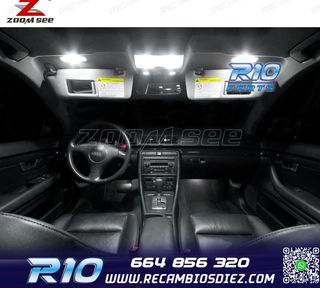 KIT 22 BOMBILLAS LED INTERIOR AUDI A4 S4 RS4 B6 B7 SEDAN SÓ