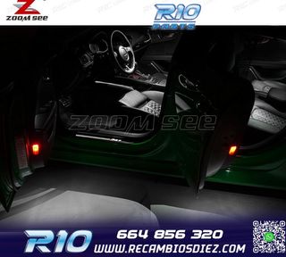KIT 16 BOMBILLAS LED INTERIOR AUDI A7 S7 RS7 C7 QUATTRO 2011