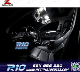 KIT 20 BOMBILLAS LED INTERIOR 2003-2013 AUDI A3 S3 8 P 3 PUE