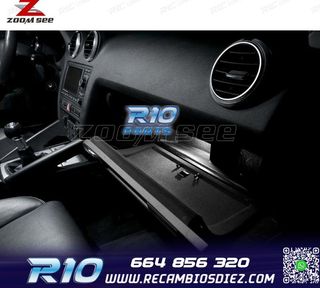 KIT 20 BOMBILLAS LED INTERIOR 2003-2013 AUDI A3 S3 8 P 3 PUE