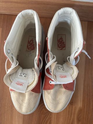 Vans SK8 HI FORM 2.0 Beige/Rojo