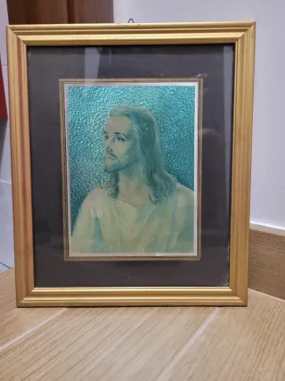 quadro gesu' vintage