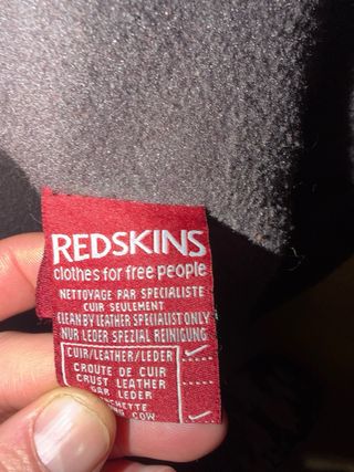 Chaqueta de cuero Redskins Talla M nueva costo600€