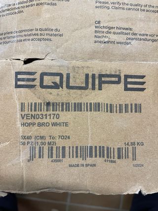 Azulejos Equipe Hopp Blanco