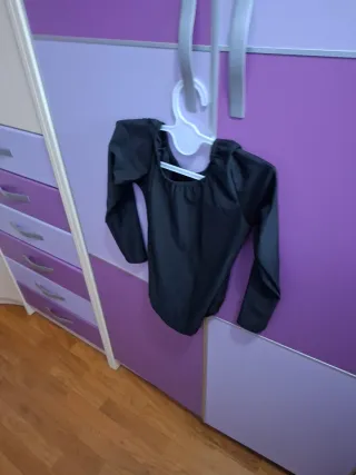 Body manga larga niña nailon poliéster