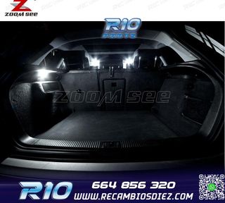KIT 16 BOMBILLAS LED INTERIOR AUDI A3 S3 8 P 2006 -2013