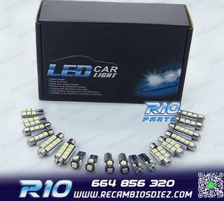 KIT 12 BOMBILLAS LED INTERIOR AUDI A3 S3 8 P 06-13