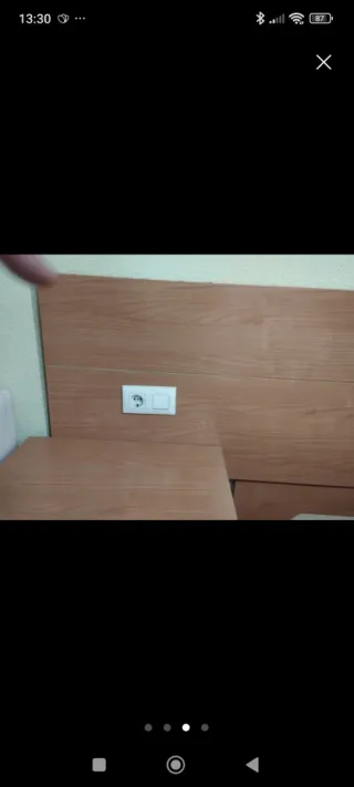 Cabezal cama matrimonio con enchufes