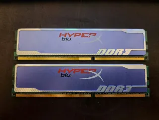 4Gb HyperX Blu RAM DDR3 (2x 2Gb)