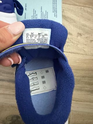 Scarpe Nike bambino blu nuove