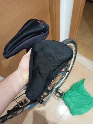 Bicicleta de Montaña Negra y Azul