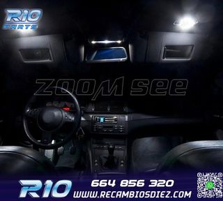 KIT 18 BOMBILLAS LED INTERIOR BMW SERIE 3 E46 WAGON TOURING