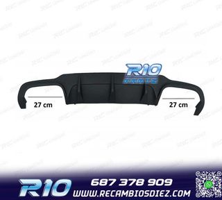 DIFUSOR MERCEDES CLASE C W204 11-14 LOOK C63 AMG