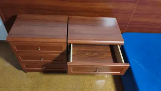 Mesitas de noche de madera (2 unidades)