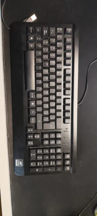 Teclado Gaming Negro USB