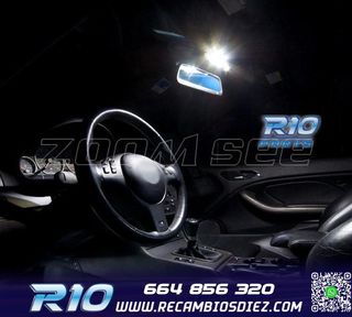 KIT 17 BOMBILLAS LED INTERIOR BMW SERIE 3 E46 SEDAN COUPE M3