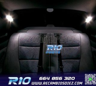 KIT 16 BOMBILLAS LED INTERIOR BMW SERIE 3 E36 SEDAN COUPE M3