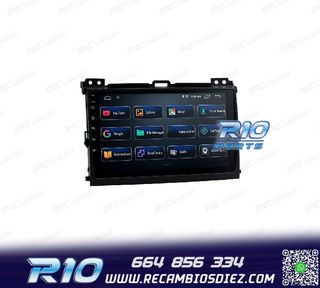 RADIO GPS ANDROID 12 PARA TOYOTA LAND CRUISER 02-09