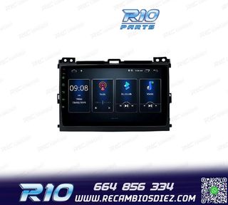 RADIO GPS ANDROID 12 PARA TOYOTA LAND CRUISER 02-09