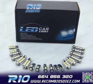 KIT 17 BOMBILLAS LED INTERIOR BMW SERIE 3 E90 SEDAN 330XD 33