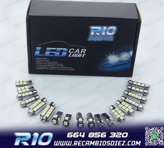 KIT 19 BOMBILLAS LED INTERIOR BMW SERIE 3 E92 COUPE 325XI 33