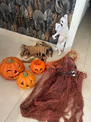 Decoración Halloween: Calabazas y Fantasmas..etz..