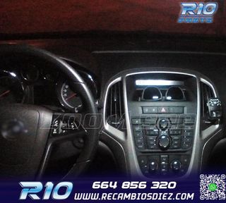 KIT 15 BOMBILLAS LED INTERIOR PARA OPEL ASTRA H OPC GTC HATC