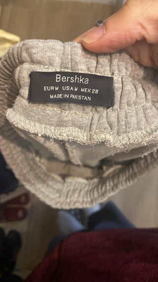 Pantalón chándal Bershka gris mujer