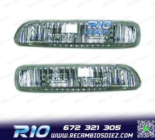INTERMITENTES LATERALES BMW E46 98-05 CRISTAL CLARO CROMADO