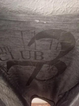 Camiseta Zara Gris Manga Larga Hombre