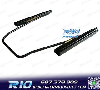 KIT ASIENTO BAQUET UNIVERSAL CUERO NEGRO ESTILO SPORTSTER CU