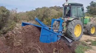 Cazo repartidor (escampador) per a tractor