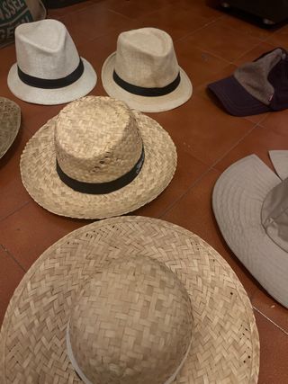Lote de 6 sombreros de verano