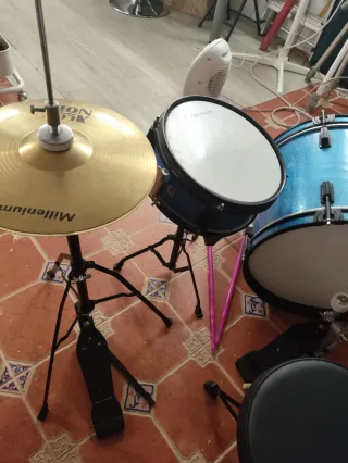 Batería infantil azul