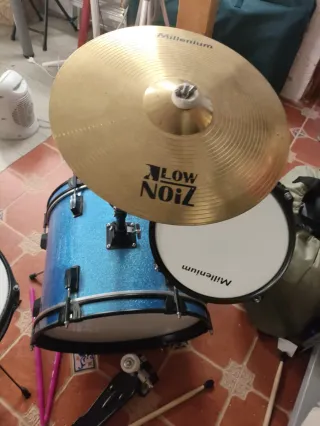 Batería infantil azul