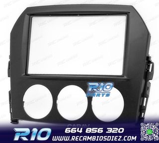 MARCO NEGRO RADIO 2-DIN PARA MAZDA MX-5 MIATA