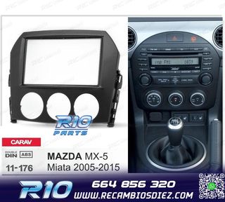 MARCO NEGRO RADIO 2-DIN PARA MAZDA MX-5 MIATA