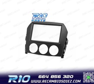 MARCO NEGRO RADIO 2-DIN PARA MAZDA MX-5 MIATA