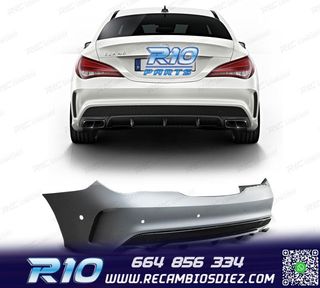PARAGOLPES TRASERO MERCEDES CLA C117 LOOK AMG CLA45