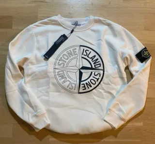 Sudadera Stone Island Blanca