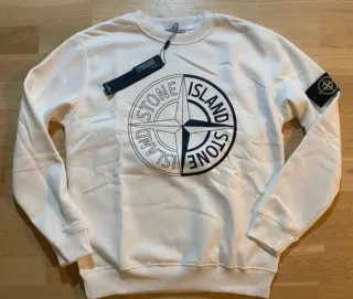 Sudadera Stone Island Blanca