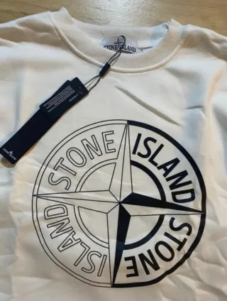 Sudadera Stone Island Blanca