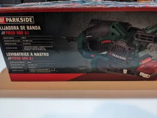Lijadora de banda Parkside PBSD 600 A1