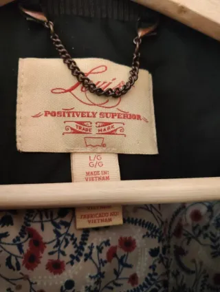 Chaqueta Levis Negra Mujer