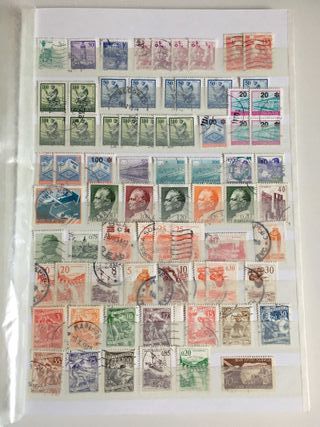 Sellos de Yugoslavia usados.