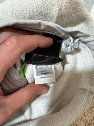 Forro Polar The North Face Gris y Blanco