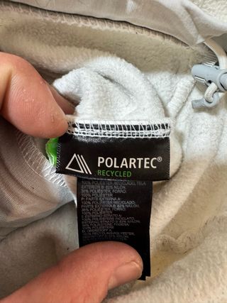 Forro Polar The North Face Gris y Blanco