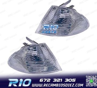 INTERMITENTES FRONTALES BMW E46 BERLINA 98-01 CROMO OPACO