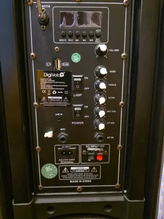 Altavoz Bluetooth DIGIVOLT 150W RMS Negro