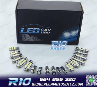 KIT 11 BOMBILLAS LED INTERIOR PARA VOLKSWAGEN VW VOLKSWAGEN